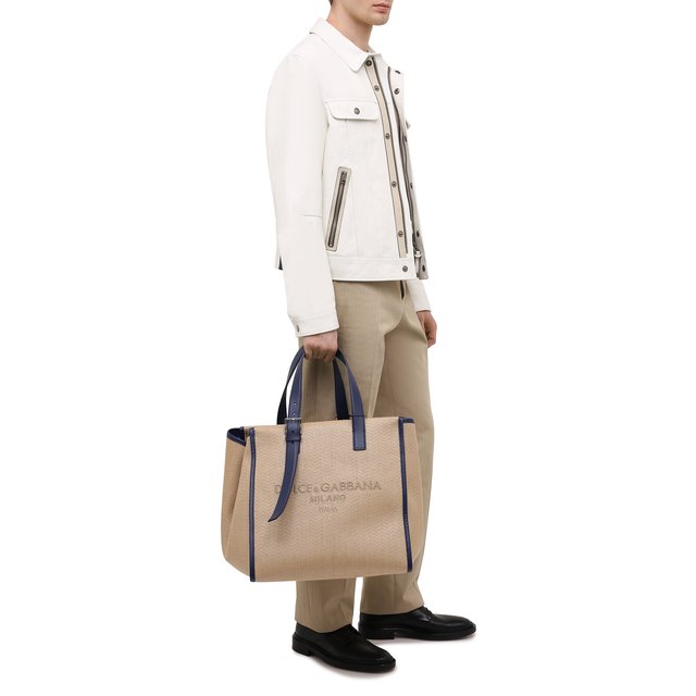 фото Текстильная сумка-шопер dolce & gabbana