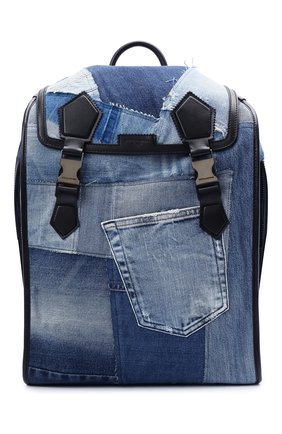 Мужской текстильный рюкзак edge DOLCE & GABBANA синего цвета по цене 169500 руб., арт. BM1799/AW347 | Фото 1 Мужской текстильный рюкзак edge DOLCE & GABBANA синего цвета, арт. BM1799/AW347 | Фото 1 (Материал: Текстиль; Размер: large)
