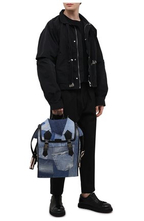 Мужской текстильный рюкзак edge DOLCE & GABBANA синего цвета по цене 169500 руб., арт. BM1799/AW347 | Фото 2 Мужской текстильный рюкзак edge DOLCE & GABBANA синего цвета, арт. BM1799/AW347 | Фото 2 (Материал: Текстиль; Размер: large)