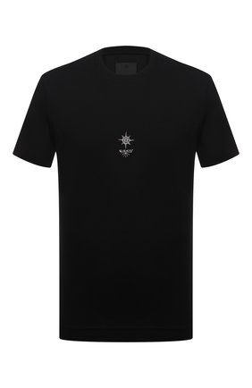 Мужская хлопковая футболка GIVENCHY черного цвета по цене 46150 руб., арт. BM713H3Y6B | Фото 1 Мужская хлопковая футболка GIVENCHY черного цвета, арт. BM713H3Y6B | Фото 1