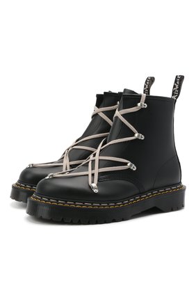 Кожаные ботинки Rick Owens x Dr. Martens | Фото №1 Кожаные ботинки Rick Owens x Dr. Martens | Фото №1