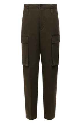 Мужские хлопковые брюки-карго ACNE STUDIOS хаки цвета по цене 35850 руб., арт. BK0376 | Фото 1 Мужские хлопковые брюки-карго ACNE STUDIOS хаки цвета, арт. BK0376 | Фото 1