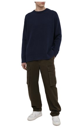 Мужские хлопковые брюки-карго ACNE STUDIOS хаки цвета по цене 35850 руб., арт. BK0376 | Фото 2 Мужские хлопковые брюки-карго ACNE STUDIOS хаки цвета, арт. BK0376 | Фото 2