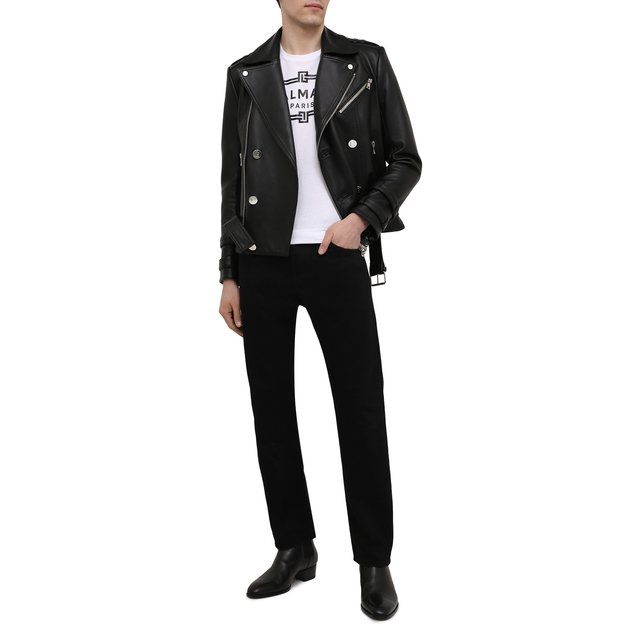 фото Хлопковая футболка balmain