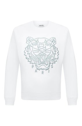 Мужской хлопковый свитшот KENZO белого цвета по цене 24350 руб., арт. FB55SW1204MP | Фото 1 Мужской хлопковый свитшот KENZO белого цвета, арт. FB55SW1204MP | Фото 1