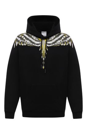 Мужской хлопковое худи MARCELO BURLON черного цвета по цене 38250 руб., арт. CMBB007S21FLE001 | Фото 1 Мужской хлопковое худи MARCELO BURLON черного цвета, арт. CMBB007S21FLE001 | Фото 1