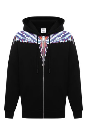Мужской хлопковая толстовка MARCELO BURLON черного цвета по цене 41050 руб., арт. CMBE001S21FLE001 | Фото 1 Мужской хлопковая толстовка MARCELO BURLON черного цвета, арт. CMBE001S21FLE001 | Фото 1