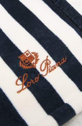 Мужские хлопковое полотенце LORO PIANA темно-синего цвета по цене 96950 руб., арт. FAL6343 | Фото 6 Мужские хлопковое полотенце LORO PIANA темно-синего цвета, арт. FAL6343 | Фото 6 (Материал: Текстиль, Хлопок; Региональные ограничения белый список (Axapta Mercury): RU)