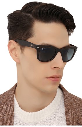 Женские солнцезащитные очки RAY-BAN коричневого цвета по цене 12500 руб., арт. 4105-894/3M | Фото 3 Женские солнцезащитные очки RAY-BAN коричневого цвета, арт. 4105-894/3M | Фото 3