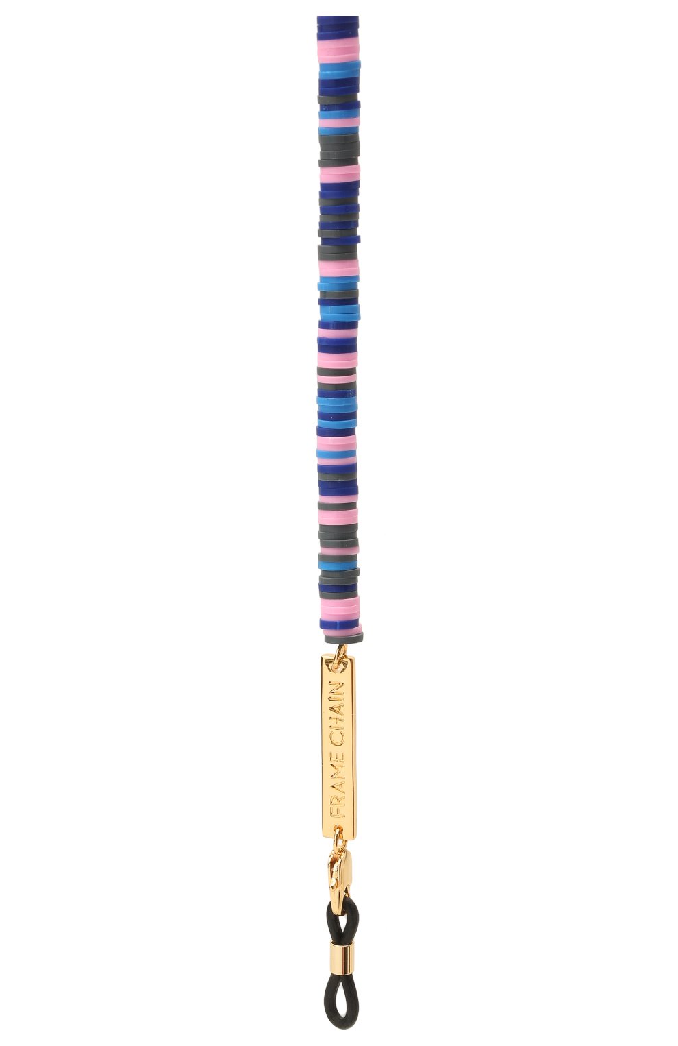 Женские цепочка для очков FRAME CHAIN синего цвета по цене 12700 руб., арт. CANDY RAIN BLUE IN YELL0W G0LD | Фото 2 Женские цепочка для очков FRAME CHAIN синего цвета, арт. CANDY RAIN BLUE IN YELL0W G0LD | Фото 2 (Тип очков: Цепочка)