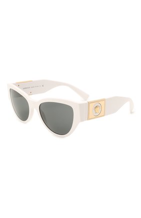Женские солнцезащитные очки VERSACE белого цвета, арт. 4398-314/87 | Фото 1 (Тип очков: С/з; Оптика Гендер: оптика-женское; Очки форма: Cat-eye, Бабочка)