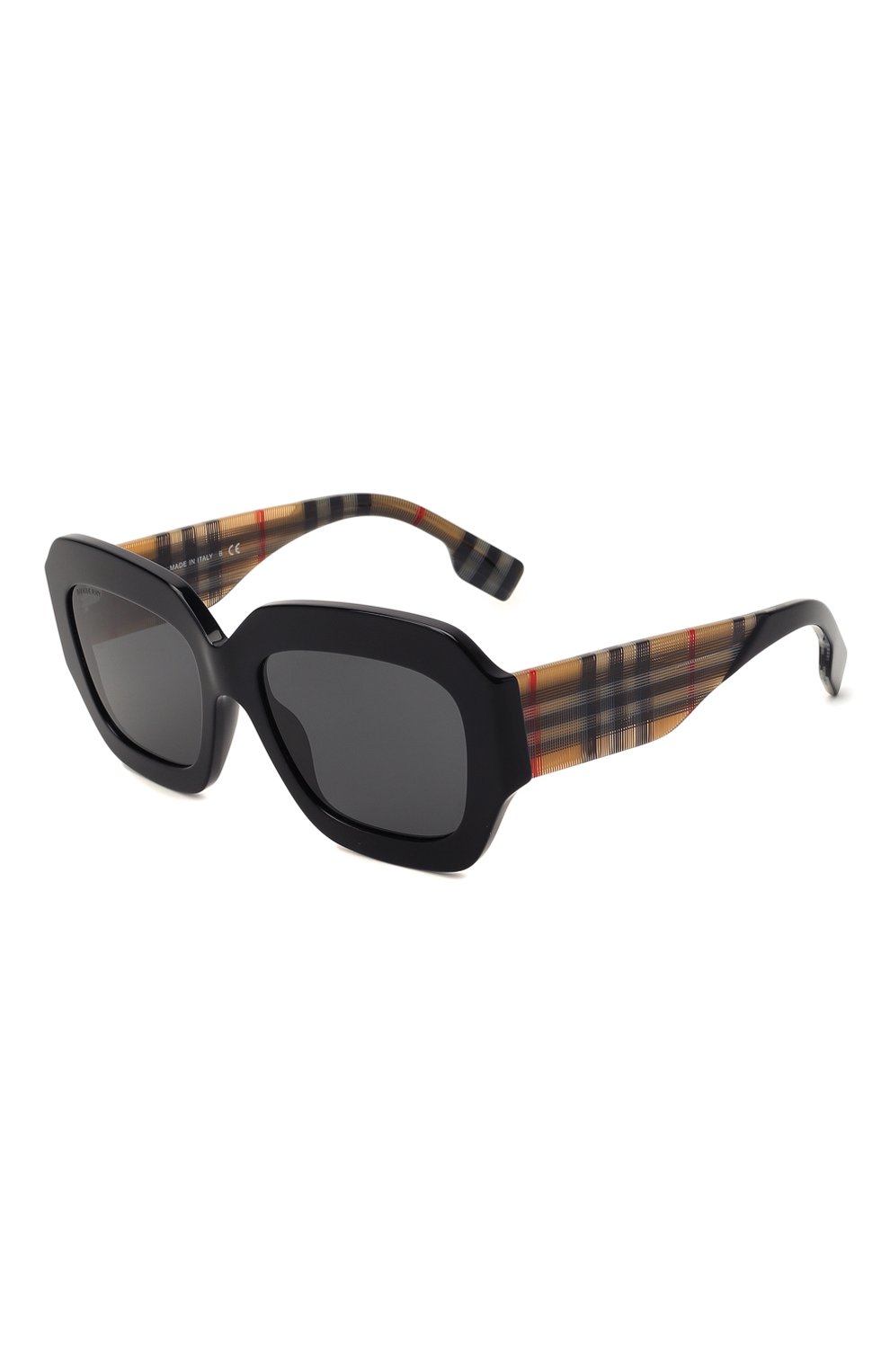 Женские солнцезащитные очки BURBERRY черного цвета, арт. 4334-392987 | Фото 1 (Тип очков: С/з; Очки форма: Квадратные, Прямоугольные; Оптика Гендер: оптика-женское)