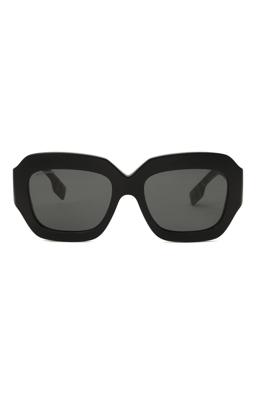 Женские солнцезащитные очки BURBERRY черного цвета, арт. 4334-392987 | Фото 3 (Тип очков: С/з; Очки форма: Квадратные, Прямоугольные; Оптика Гендер: оптика-женское)