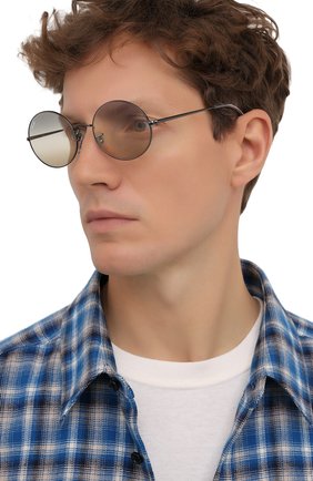 Женские солнцезащитные очки RAY-BAN серого цвета по цене 12500 руб., арт. 1970-004/GH | Фото 3 Женские солнцезащитные очки RAY-BAN серого цвета, арт. 1970-004/GH | Фото 3