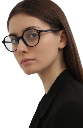 Женские оправа RAY-BAN черного цвета по цене 9600 руб., арт. 5395-2000 | Фото 2 Женские оправа RAY-BAN черного цвета, арт. 5395-2000 | Фото 2