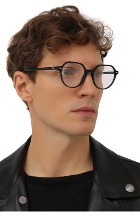Женские оправа RAY-BAN черного цвета по цене 9600 руб., арт. 5395-2000 | Фото 3 Женские оправа RAY-BAN черного цвета, арт. 5395-2000 | Фото 3