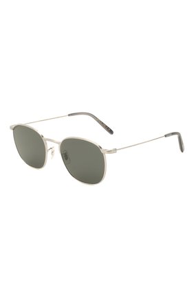 Женские солнцезащитные очки OLIVER PEOPLES серебряного цвета по цене 35400 руб., арт. 1285ST-5036P2 | Фото 1 Женские солнцезащитные очки OLIVER PEOPLES серебряного цвета, арт. 1285ST-5036P2 | Фото 1