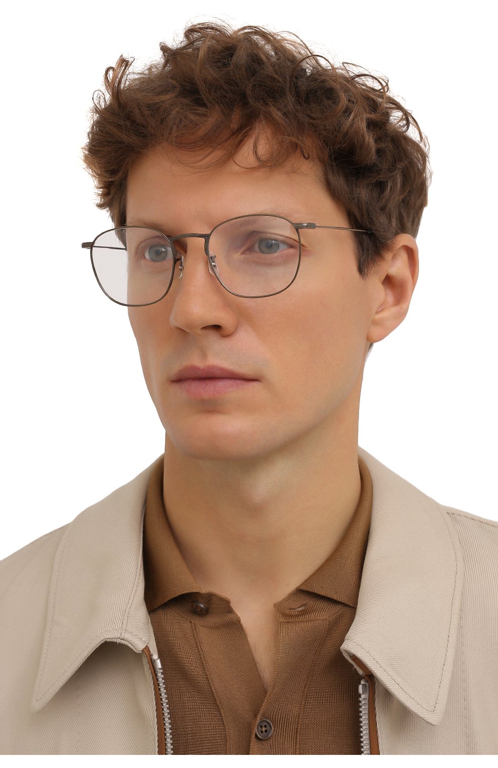 Женские оправа OLIVER PEOPLES бронзового цвета по цене 29950 руб., арт. 1285T-5284 | Фото 3 Женские оправа OLIVER PEOPLES бронзового цвета, арт. 1285T-5284 | Фото 3 (Тип очков: Оправа; Очки форма: Круглые; Оптика Гендер: оптика-унисекс)