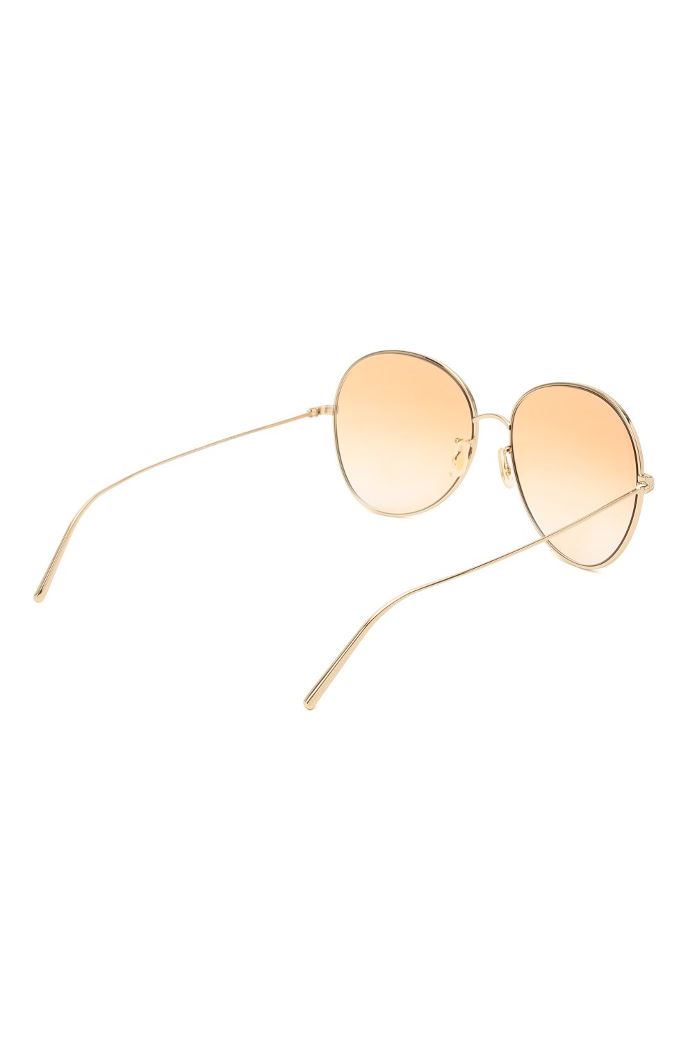 Женские солнцезащитные очки OLIVER PEOPLES светло-розового цвета, арт. 1289S-50357K | Фото 4 (Тип очков: С/з; Оптика Гендер: оптика-женское; Очки форма: Круглые)