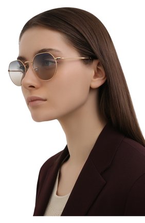 Женские солнцезащитные очки RAY-BAN золотого цвета по цене 12500 руб., арт. 3565-001/GD | Фото 2 Женские солнцезащитные очки RAY-BAN золотого цвета, арт. 3565-001/GD | Фото 2