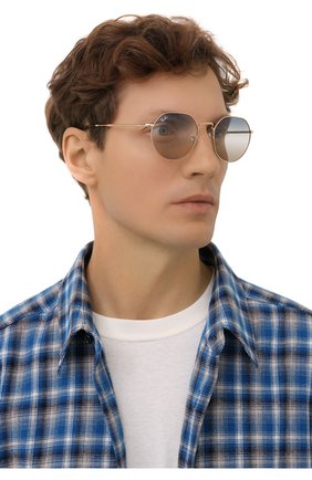 Женские солнцезащитные очки RAY-BAN золотого цвета по цене 12500 руб., арт. 3565-001/GD | Фото 3 Женские солнцезащитные очки RAY-BAN золотого цвета, арт. 3565-001/GD | Фото 3