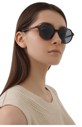 Женские солнцезащитные очки RAY-BAN коричневого цвета по цене 0 руб., арт. 2195-954/62 | Фото 2 Женские солнцезащитные очки RAY-BAN коричневого цвета, арт. 2195-954/62 | Фото 2 (Кросс-КТ: С/з-унисекс; Региональные ограничения белый список (Axapta Mercury): RU; Тип очков: С/з; Очки форма: Круглые; Оптика Гендер: оптика-унисекс)