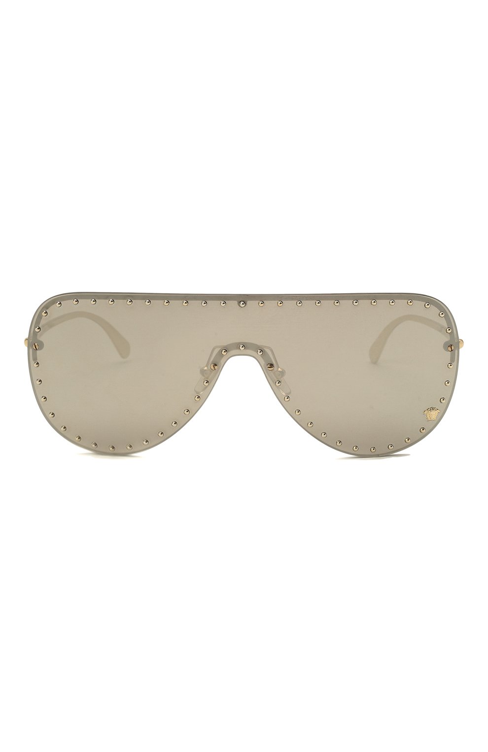 Женские солнцезащитные очки VERSACE серого цвета, арт. 2230B-12526G | Фото 3 (Региональные ограничения белый список (Axapta Mercury): RU; Тип очков: С/з; Очки форма: Маска; Оптика Гендер: оптика-женское)
