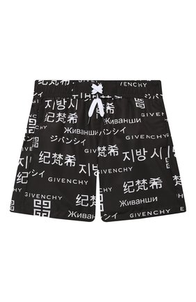 Детские плавки-шорты GIVENCHY черно-белого цвета по цене 24250 руб., арт. H20046 | Фото 1 Детские плавки-шорты GIVENCHY черно-белого цвета, арт. H20046 | Фото 1 (Материал внешний: Синтетический материал; Региональные ограничения белый список (Axapta Mercury): RU; Ростовка одежда: 10 - 11 лет | 140 - 146см, 12 лет | 152 см, 13 - 15 лет | 158 см, 6 лет | 116 см, 8 лет | 128 см)