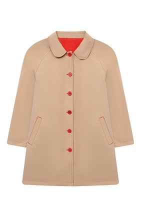 Детский хлопковый тренч MARC JACOBS (THE) бежевого цвета по цене 21050 руб., арт. W16126 | Фото 1 Детский хлопковый тренч MARC JACOBS (THE) бежевого цвета, арт. W16126 | Фото 1