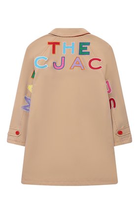 Детский хлопковый тренч MARC JACOBS (THE) бежевого цвета по цене 21050 руб., арт. W16126 | Фото 2 Детский хлопковый тренч MARC JACOBS (THE) бежевого цвета, арт. W16126 | Фото 2