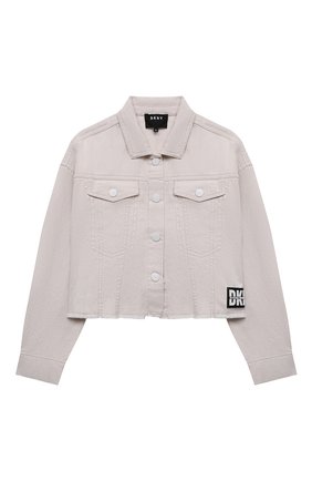 Детская джинсовая куртка DKNY бежевого цвета по цене 13970 руб., арт. D36637 | Фото 1 Детская джинсовая куртка DKNY бежевого цвета, арт. D36637 | Фото 1 (Материал внешний: Хлопок, Деним; Рукава: Длинные; Кросс-КТ: Деним, Сезон: лето; Ростовка одежда: 10 - 11 лет | 140 - 146см, 13 - 15 лет | 158 см, 16 лет | 164 см)