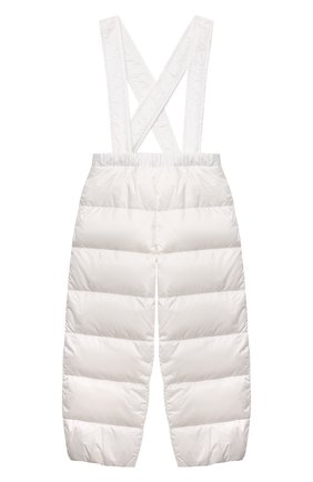 Детский комплект из куртки и брюк MONCLER белого цвета по цене 51150 руб., арт. G1-951-1F510-00-53048 | Фото 4 Детский комплект из куртки и брюк MONCLER белого цвета, арт. G1-951-1F510-00-53048 | Фото 4