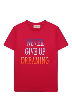 Детская хлопковая футболка ALBERTA FERRETTI JUNIOR фуксия цвета по цене 3910 руб., арт. 027809 | Фото 1 Детская хлопковая футболка ALBERTA FERRETTI JUNIOR фуксия цвета, арт. 027809 | Фото 1