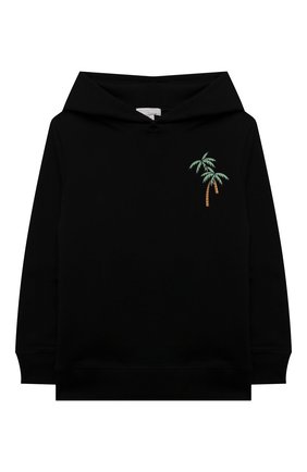 Детский хлопковое худи STELLA MCCARTNEY черного цвета по цене 7345 руб., арт. 602249/SQJ43 | Фото 1 Детский хлопковое худи STELLA MCCARTNEY черного цвета, арт. 602249/SQJ43 | Фото 1