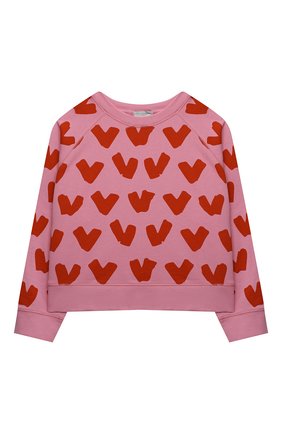 Детская комплект из свитшота и брюк STELLA MCCARTNEY розового цвета по цене 9790 руб., арт. 602851/SQJD4 | Фото 2 Детская комплект из свитшота и брюк STELLA MCCARTNEY розового цвета, арт. 602851/SQJD4 | Фото 2 (Материал внешний: Хлопок; Рукава: Длинные; Ростовка одежда: 9 лет | 134 см, 12 лет | 152 см, 13 - 15 лет | 158 см, 16 лет | 164 см, 18 мес | 86 см, 2 года | 92 см, 3 года | 98 см, 4 года | 104 см, 5 лет | 110 см, 7 лет | 122 см)