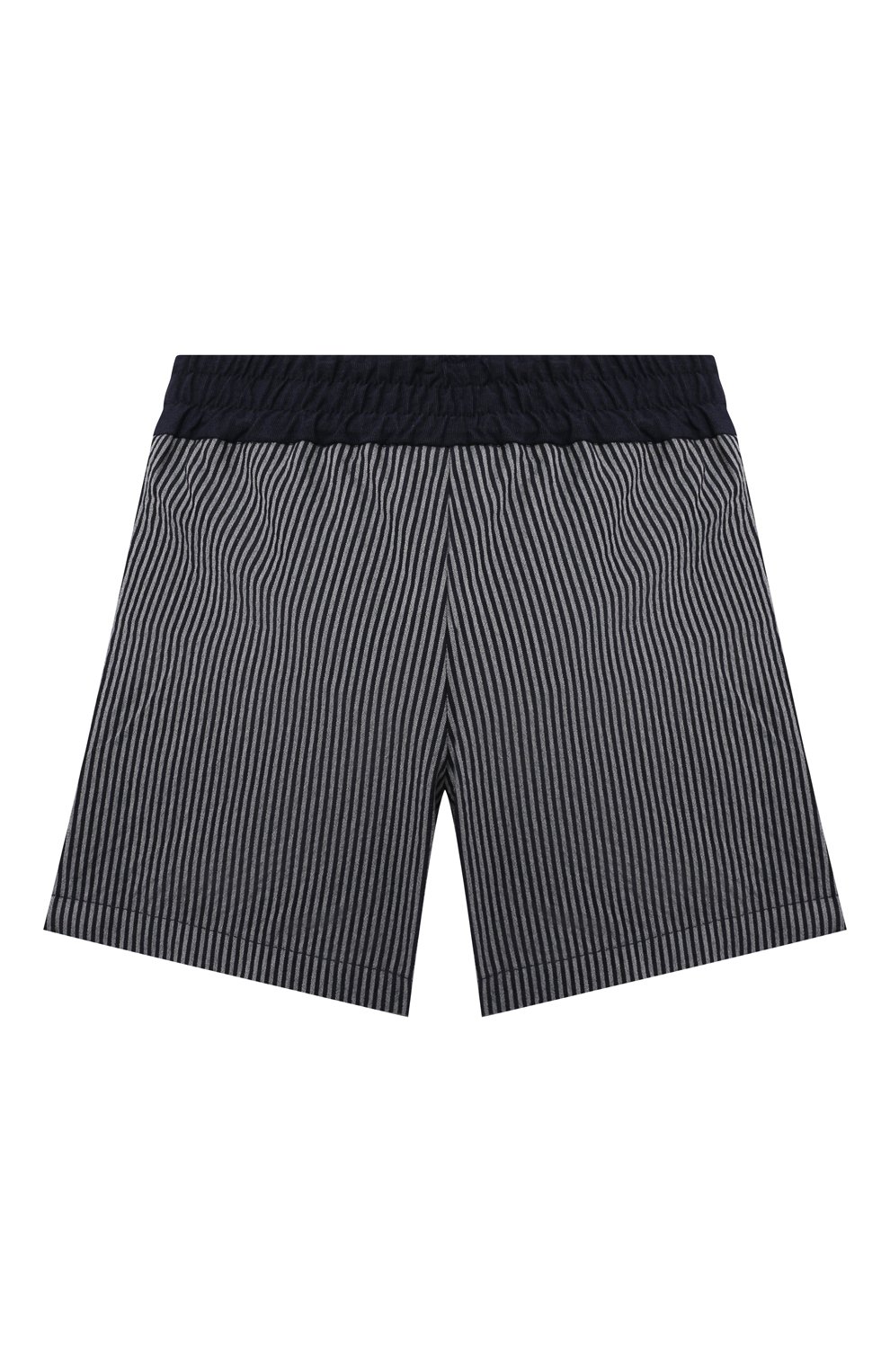Детские хлопковые шорты EMPORIO ARMANI синего цвета по цене 8460 руб., арт. 3KHPG3/4N5FZ | Фото 2 Детские хлопковые шорты EMPORIO ARMANI синего цвета, арт. 3KHPG3/4N5FZ | Фото 2