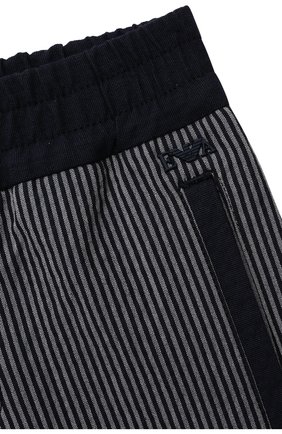 Детские хлопковые шорты EMPORIO ARMANI синего цвета по цене 8460 руб., арт. 3KHPG3/4N5FZ | Фото 3 Детские хлопковые шорты EMPORIO ARMANI синего цвета, арт. 3KHPG3/4N5FZ | Фото 3