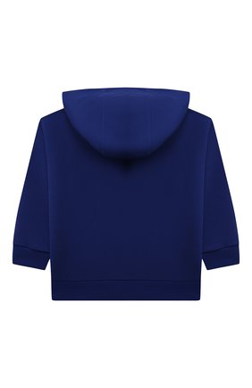 Детский толстовка EMPORIO ARMANI синего цвета по цене 16450 руб., арт. 3K4MJ5/4J4IZ | Фото 2 Детский толстовка EMPORIO ARMANI синего цвета, арт. 3K4MJ5/4J4IZ | Фото 2 (Материал внешний: Вискоза, Хлопок; Рукава: Длинные; Региональные ограничения белый список (Axapta Mercury): RU; Мальчики Кросс-КТ: Толстовка-одежда; Ростовка одежда: 10 - 11 лет | 140 - 146см, 13 - 15 лет | 158 см, 16 лет | 164 см, 4 года | 104 см, 5 лет | 110 см, 6 лет | 116 см, 7 лет | 122 см, 8 лет | 128 см)