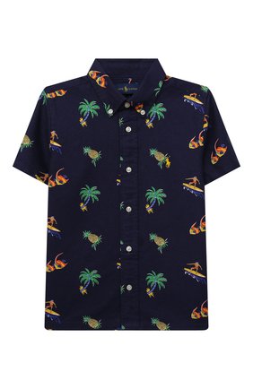 Детская хлопковая рубашка RALPH LAUREN разноцветного цвета по цене 8845 руб., арт. 322836697 | Фото 1 Детская хлопковая рубашка RALPH LAUREN разноцветного цвета, арт. 322836697 | Фото 1 (Материал внешний: Хлопок; Рукава: Короткие; Региональные ограничения белый список (Axapta Mercury): RU; Ростовка одежда: 5 лет | 110 см, 6 лет | 116 см, 7 лет | 122 см)