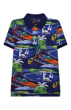 Детское хлопковое поло POLO RALPH LAUREN разноцветного цвета по цене 8370 руб., арт. 322834887 | Фото 1 Детское хлопковое поло POLO RALPH LAUREN разноцветного цвета, арт. 322834887 | Фото 1