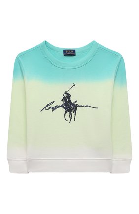 Детский хлопковый свитшот POLO RALPH LAUREN разноцветного цвета по цене 6725 руб., арт. 321836710 | Фото 1 Детский хлопковый свитшот POLO RALPH LAUREN разноцветного цвета, арт. 321836710 | Фото 1 (Материал внешний: Хлопок; Рукава: Длинные; Ростовка одежда: 18 мес | 86 см, 24 мес | 92 см, 4 года | 104 см)