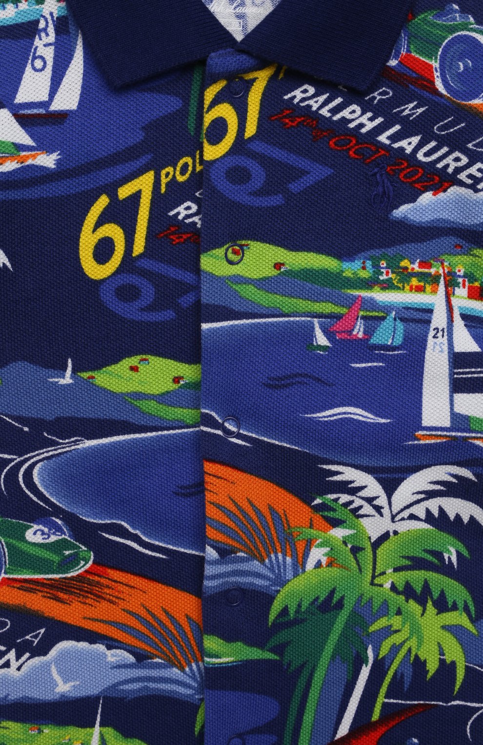 Детское хлопковый комбинезон POLO RALPH LAUREN разноцветного цвета по цене 4240 руб., арт. 320838183 | Фото 3 Детское хлопковый комбинезон POLO RALPH LAUREN разноцветного цвета, арт. 320838183 | Фото 3