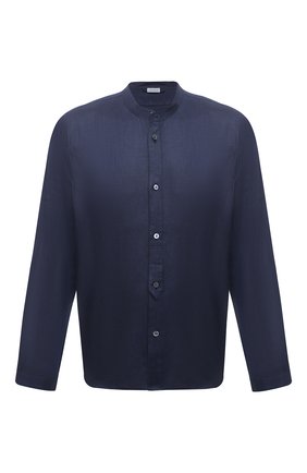Мужская сорочка изо льна и хлопка ZIMMERLI темно-синего цвета по цене 18900 руб., арт. 4697-75421 | Фото 1 Мужская сорочка изо льна и хлопка ZIMMERLI темно-синего цвета, арт. 4697-75421 | Фото 1
