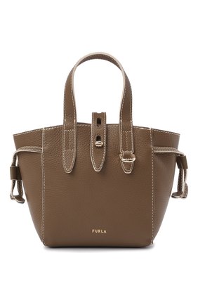 Женский сумка-тоут furla net mini FURLA коричневого цвета по цене 28750 руб., арт. BASRFUA | Фото 1 Женский сумка-тоут furla net mini FURLA коричневого цвета, арт. BASRFUA | Фото 1