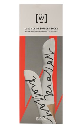 Женские носки WOLFORD черно-белого цвета по цене 3400 руб., арт. 48046 | Фото 1 Женские носки WOLFORD черно-белого цвета, арт. 48046 | Фото 1
