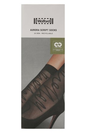 Женские капроновые носки WOLFORD черного цвета по цене 2600 руб., арт. 46001 | Фото 1 Женские капроновые носки WOLFORD черного цвета, арт. 46001 | Фото 1