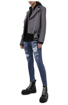 Женские джинсы DOLCE & GABBANA синего цвета по цене 78500 руб., арт. FTBXHD/G900R | Фото 2 Женские джинсы DOLCE & GABBANA синего цвета, арт. FTBXHD/G900R | Фото 2