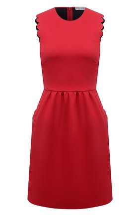 Женское хлопковое платье REDVALENTINO красного цвета по цене 51850 руб., арт. VR0VAAG0/5S4 | Фото 1 Женское хлопковое платье REDVALENTINO красного цвета, арт. VR0VAAG0/5S4 | Фото 1