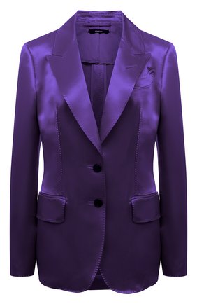 Женский жакет из вискозы TOM FORD фиолетового цвета по цене 251000 руб., арт. GI2808-FAX828 | Фото 1 Женский жакет из вискозы TOM FORD фиолетового цвета, арт. GI2808-FAX828 | Фото 1