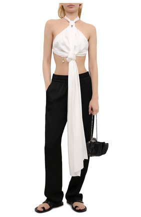 Женский топ из вискозы GIVENCHY белого цвета по цене 123500 руб., арт. BW60T810F4 | Фото 2 Женский топ из вискозы GIVENCHY белого цвета, арт. BW60T810F4 | Фото 2